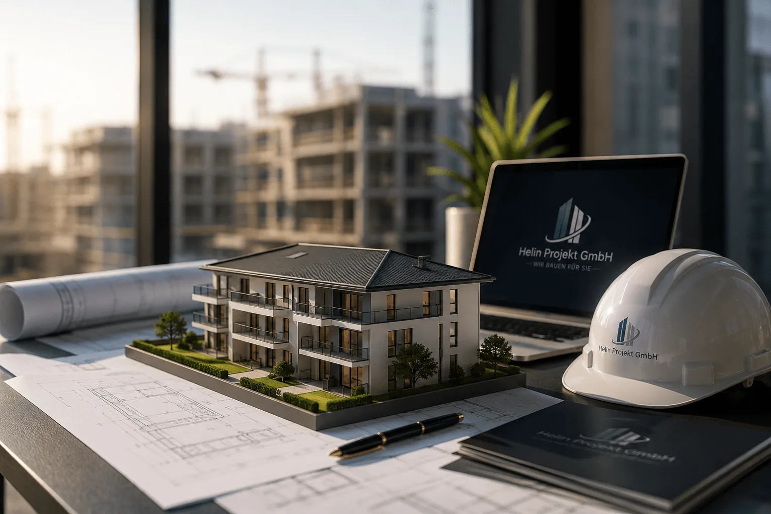 Architekturmodell und Planung bei Helin Projekt